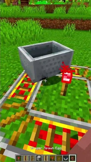 Minecraft Villager Launcher 💀 #minecr #minecraft