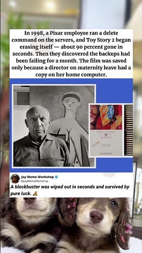 Toy Story 2 Was Accidentally Deleted In Seconds. One Mom's Home Backup Saved The Whole Movie. 🧸