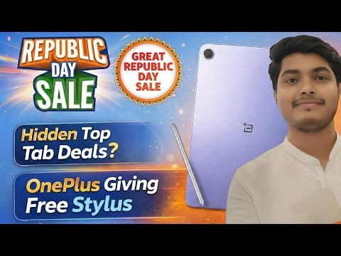 OnePlus Giving FREE Stylus 😱 | Hidden Tablet Deals on Flipkart Amazon Republic Day Sale 2026
