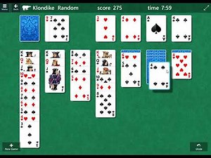 Lets play Klondike Solitaire random tough game