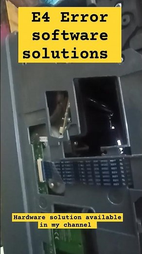How do I fix an E4 error on my HP printer? How do I reset my HP 720 printer? #smarttank #E4 error