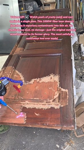 Magic Beam! ✨🔫 Satisfying Laser Paint Stripping ASMR #asmr #satisfying #laser #restoration #how #diy