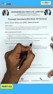 LTA Rules & Proof | Tax Exemption Made Simple #shorts