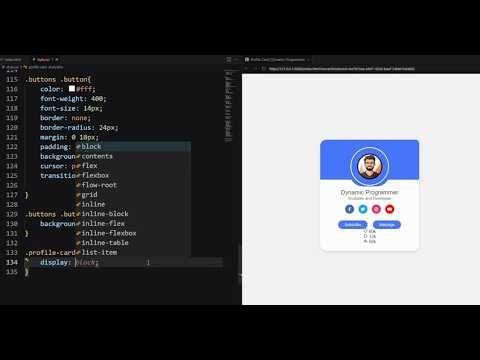 How to Make Responsive Profile Card in HTML & CSS