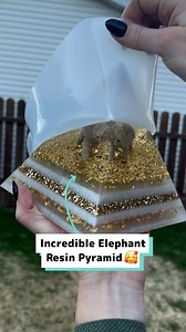 I created this stunning, elephant resin pyramid 🐘😍 | Craft Factory