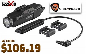 Tactical Deals: Streamlight TLR RM 2 Rail Mounted Weapon Light $106.19 CODE
