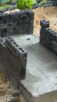 Realistic Two Storey Tiny House Build You'll Want to Watch Twice #miniature #satisfying #shorts