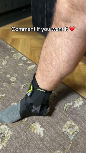 Ankle lock brace for extra ankle support 💪❤️ #anklebrace #ankleinjury #injury