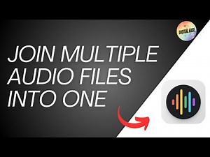 How To Join Merge Multiple Audio Files Into One 2024