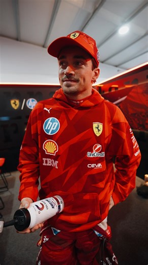 A strong drive from Charles Leclerc on the Vegas Strip 👊 | Scuderia Ferrari HP