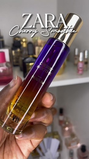 CHERRY SMOOTHIE! I’ve wanting to get my hands on this perfume for over a year. I’m absolutely loving @ZARA ‘s new releases!#zaraperfumes #zaradupes #zaradupesparfum #zaracherrysmoothie #cherrysmoothie #cherrysmoothiezara #lostcherrydupe #cherryperfumes #cherryfragrances #fragrancetiktok #perfumetok #kuboiddd