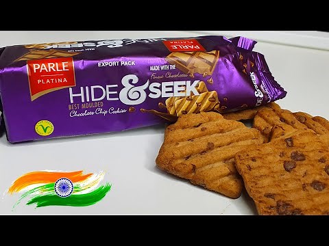 Parle Platina Hide & Seek Chocolate Chip Cookies (Review) Indian Biscuits 🇮🇳