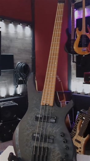2.6K views · 24 reactions | @jaymelewis checks out the Space 4 headless bass! See it  https://bit.ly/4iPzx4e | Cort Guitars and Basses | Facebook