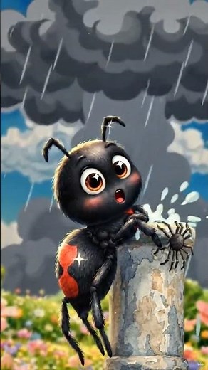 The Itsy Bitsy Spider 🕷️ | Nursery Rhyme for Kids | Animated Rhymes for Toddlers #kidscartoon