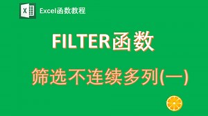 FlLTER函数筛选不连续多列的应用，结合 Choose函数实现数据筛选