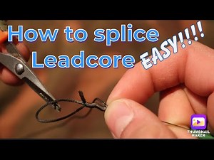 How to splice LeadCore! Carp fishings tips!