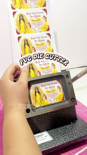 PVC Die Cutter for ATM Size #souvenirsandgiveaways #printingservices #crafts #TuguegaraoCityCagayan | Keepsake Creations Co.