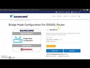 How to Purchase Bridge Mode Configuration for Digisol Router ?