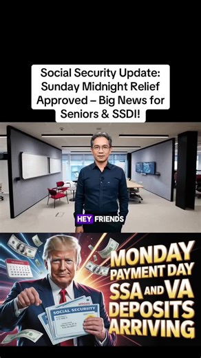 Social Security Update: Sunday Midnight Relief Approved – Big News for Seniors & SSDI! #socialsecurity #seniors #payments #stimulus #viral