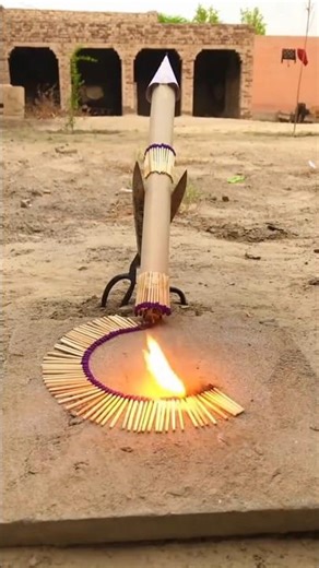 “Kid Launches a Matchstick Rocket… Then It Explodes! 🚀🔥” #usashorts