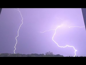 Upward Lightning, Powerful CG, and Anvil Crawlers in Slow Motion