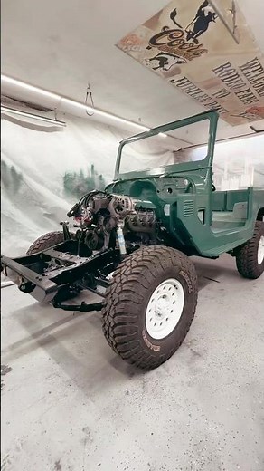 LS Swapped FJ40 Restomod, Final assembly! #classic #toyota #fj40