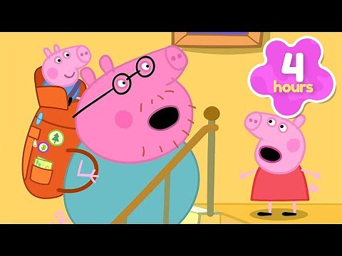 Indoor Adventure! 🗺️ Rainy Day Fun! ☔️ Peppa Pig Full Episodes | 4 Hours of Kids Cartoons