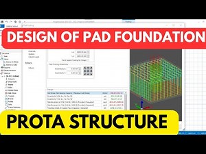 How to design PAD Foundation in Prota Structure, Easy And Sweet