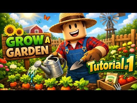 Grow A Garden 🏡 Tutorial #1 | Planting System 👨‍💻 | Made by me 😉 | Studio lite 📱