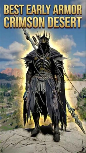 How to get the BEST STARTER Armor in Crimson Desert for FREE! #rpggames #shorts #crimsondesertguide