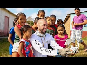 Village Kids Experience DRONE for FIRST Time!! (amazon children) | Jiggin' With Jordan