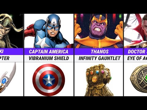 Marvel Characters and Their Signature Weapons