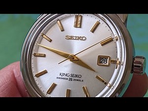 King Seiko KSK Recreation Watch Review. Reference number SJE087.