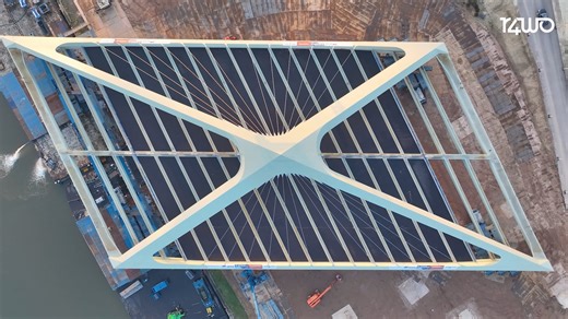 Installation Ringvaart Bridge - R4WO (Ghent, Belgium)