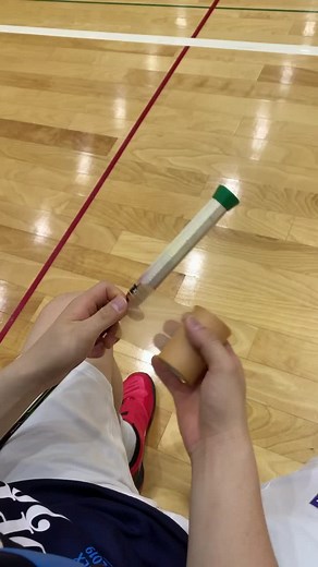 今の自分のグリップの巻き方 アンダーラップの巻き方編 #バドミントン#井上拓斗#tiktokスポーツ #tiktokスポーツ王 #アスリート