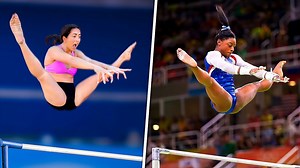 Testing gymnastics skills that seem physically impossible