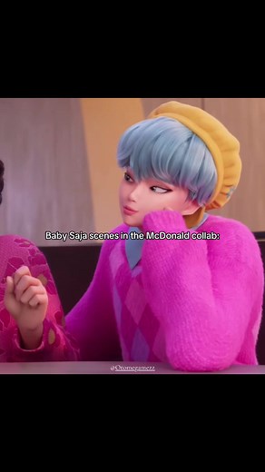 Baby Saja Scenes in McDonald's Collab ft. Otomegamezz