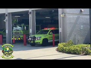 *Peaked Q2B!* Palm Beach Gardens Fire Rescue Battalion Chief 61 Responding with Federal Q2b!