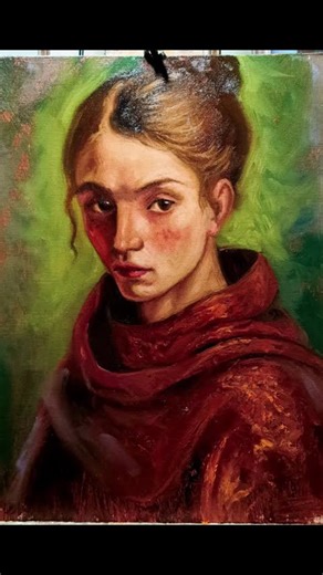 Daily alla prima painting practice - nr.333 - timelapse - #oilpaint #allaprima #baldrgenge