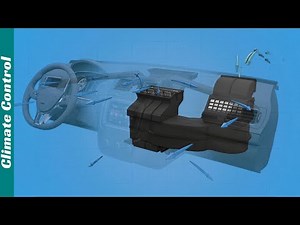 Car AC System Climate Controls Explained / HVAC - Air Flow: How it works? (3D Animation)