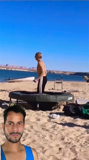 Triple front flip off mini tramp!👍 #flip #viral #youtubeshorts #viralvideo