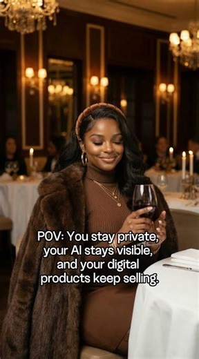 POV: You Stay Private. Your AI Stays Visible. Your Digital Products Keep Selling.