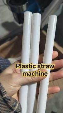 Plastic straw machine | Plastic pipe extrusion machine | Plastic pipe machine