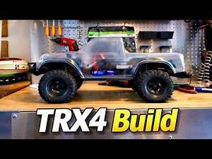Traxxas TRX-4 Chassis Kit Unboxing, Build, & Test