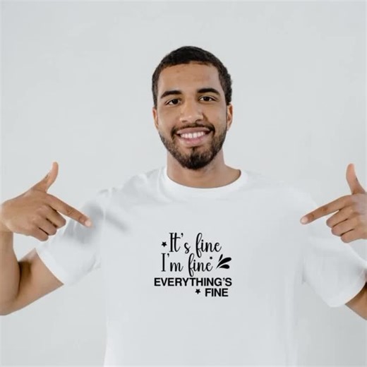I'm Fine, It's Fine I'm Fine Everything is Fine Png Svg, Sarcastic Png, Everything is Fine Svg, Mental Svg, Introvert Png, Funny Png - Etsy