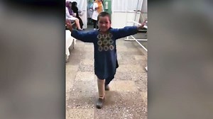 Boy who lost his leg dances again and goes viral