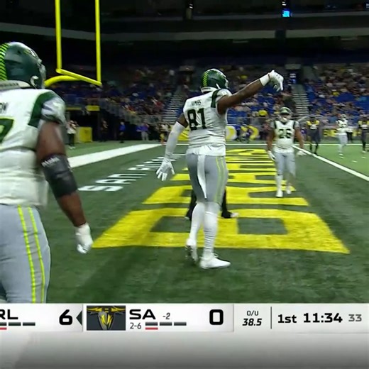 Jordan Thomas GOES UP for the TD then secures the two-point conversion 😤 XFL | Orlando Guardians | NFL on ESPN