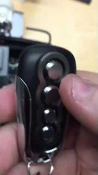 Easy set-up guide for the Gliderol nr09, 4 button handset transmitter