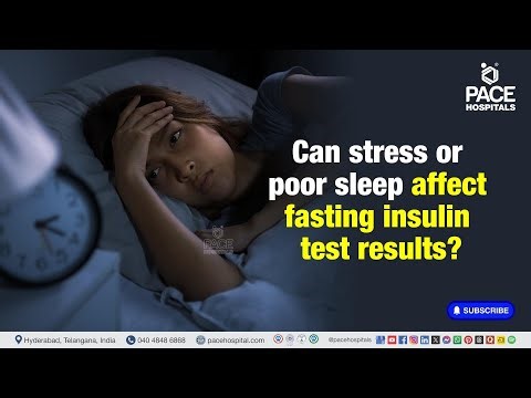 Do Stress or Insomnia Affect Fasting Insulin Test Results? | Stress and Insulin Levels #insulin