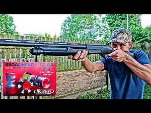 "BROADHEAD" 12 Gauge Shotgun SLUG?!